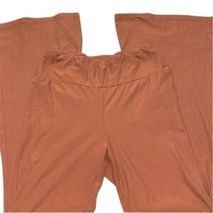 NOBO orange flare yoga pants size 7-9 juniors